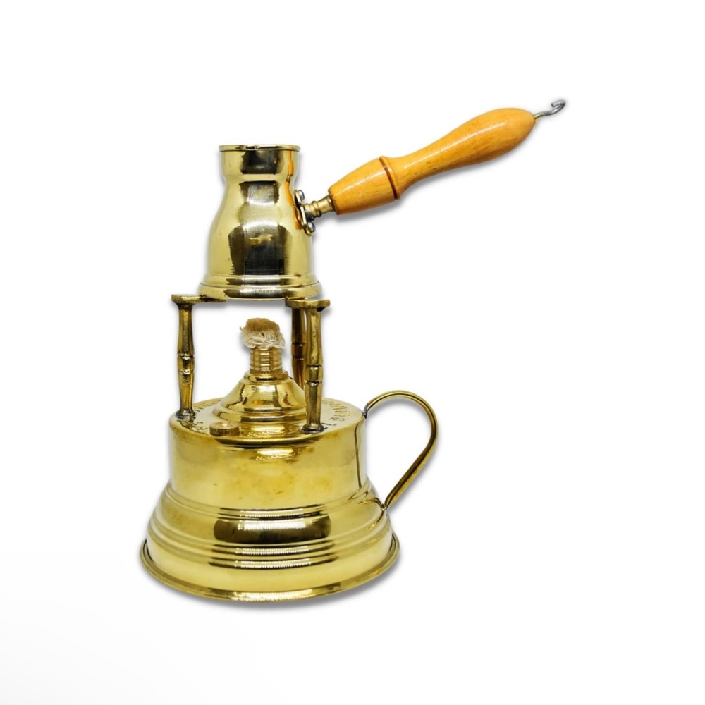 Al‎ Bramony Brass Greek Turkish Coffee Maker Burner Table Top Tabletop - Picture 2 of 8